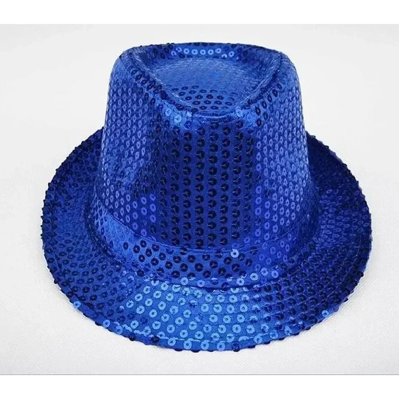 Sequined Top Hat For Adults And Kids Sparkly Party Dance Performance Costume Hat 3