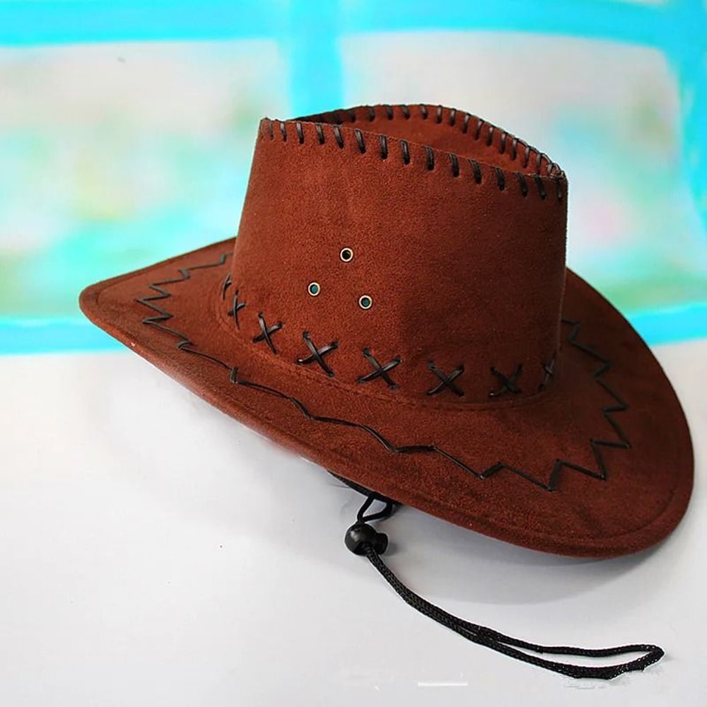Wide Brim Western Cowboy Hat For Men And Women Casual Sun Hat For Costume And Outdoor Wear 3