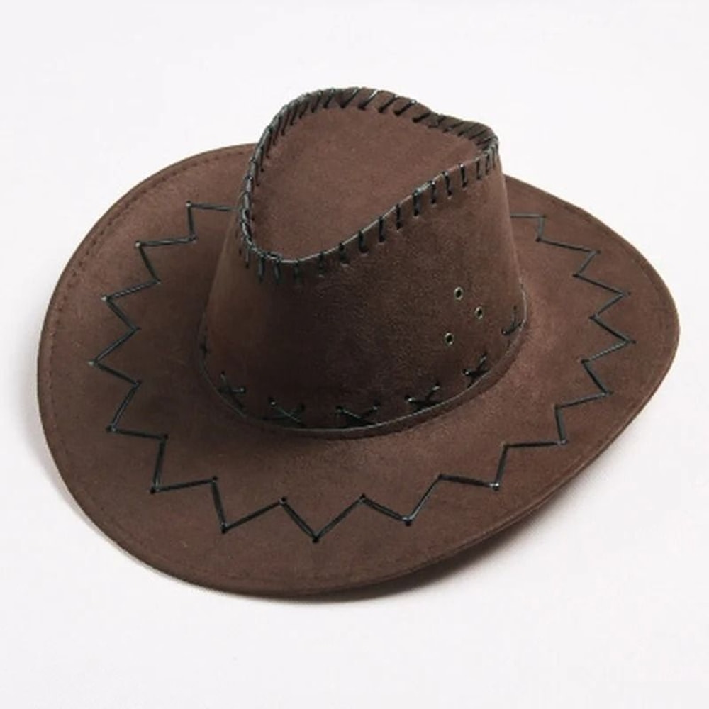 Wide Brim Western Cowboy Hat For Men And Women Casual Sun Hat For Costume And Outdoor Wear 8