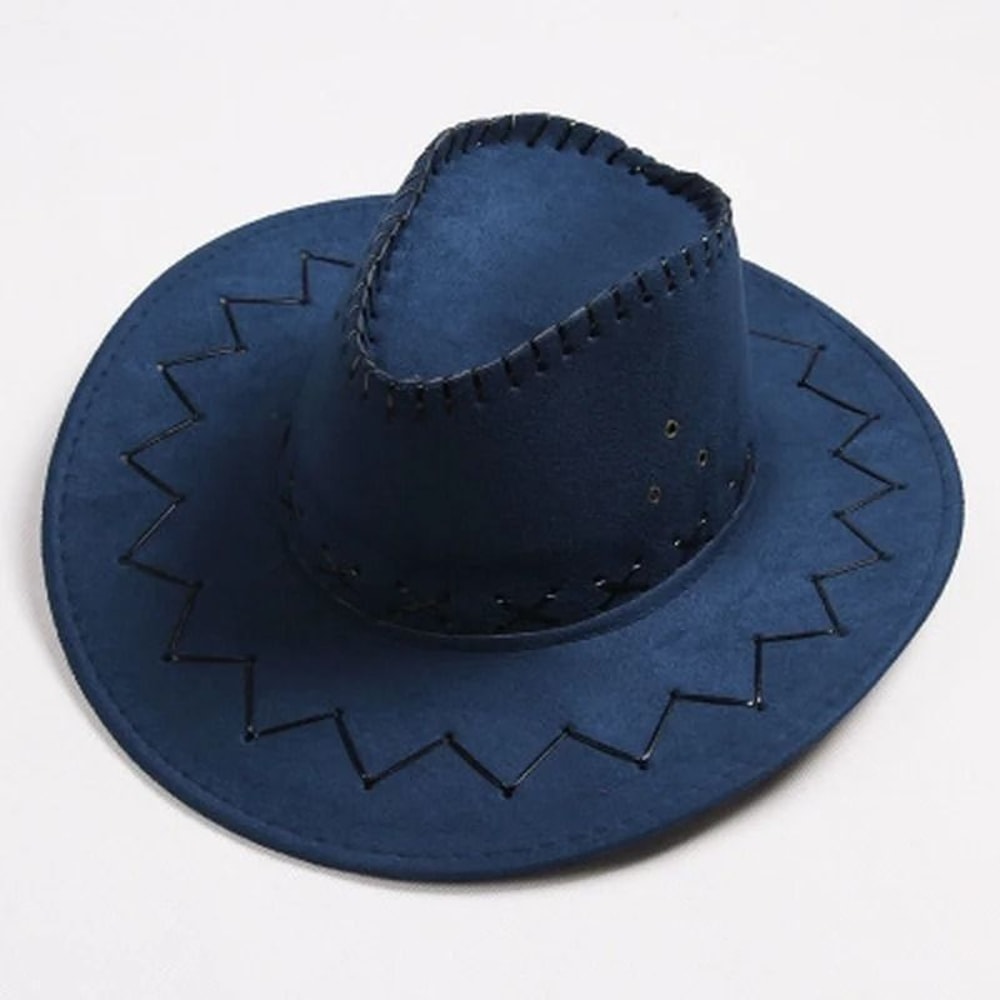 Wide Brim Western Cowboy Hat For Men And Women Casual Sun Hat For Costume And Outdoor Wear 5