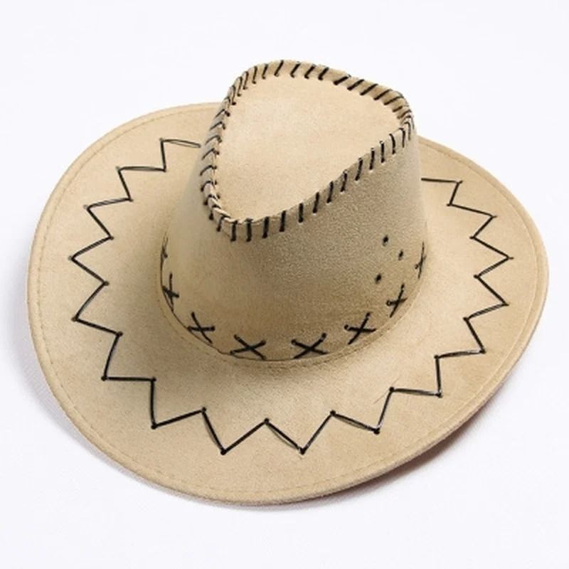 Wide Brim Western Cowboy Hat For Men And Women Casual Sun Hat For Costume And Outdoor Wear 7