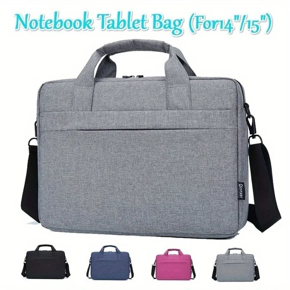 Waterproof Laptop Messenger Bag With Lock Shockproof Crossbody Case For 14 And 156 Inch Computers 1