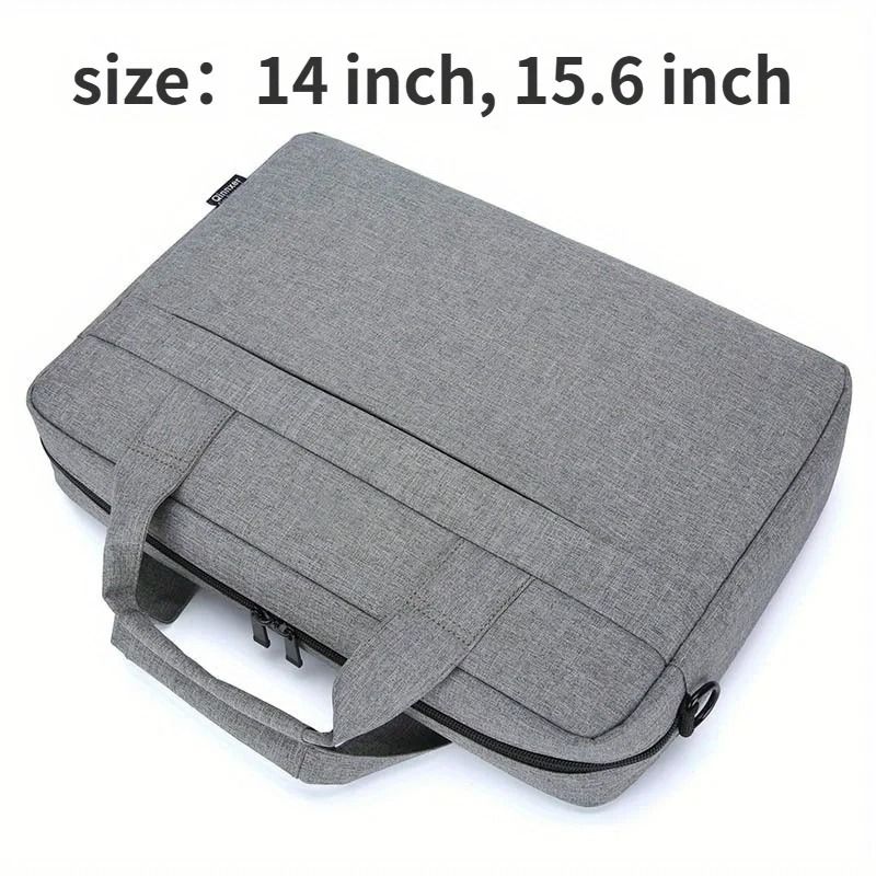 Waterproof Laptop Messenger Bag With Lock Shockproof Crossbody Case For 14 And 156 Inch Computers 4