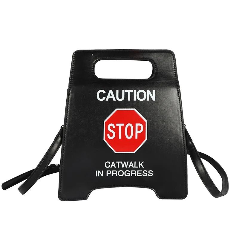 Novelty Stop Sign Crossbody Handbag 7
