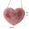 Faux Fur HeartShaped Crossbody Bag 5