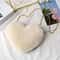 Faux Fur HeartShaped Crossbody Bag 6