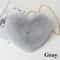 Faux Fur HeartShaped Crossbody Bag 8