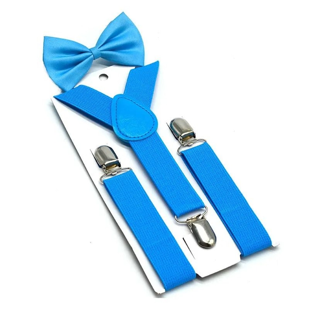 3Piece Kids Suspenders And Bowtie Set 6