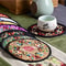 Vintage Floral Embroidery Coasters 0