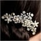 Classic Crystal Pearl Floral Bridal Hair Comb 3