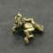 Antique Brass Tortoise And Frog Miniature Sculpture 5