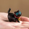 Handmade Sandalwood Kawaii Cat Miniature Figurine 5
