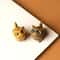 Handmade Sandalwood Kawaii Cat Miniature Figurine 2