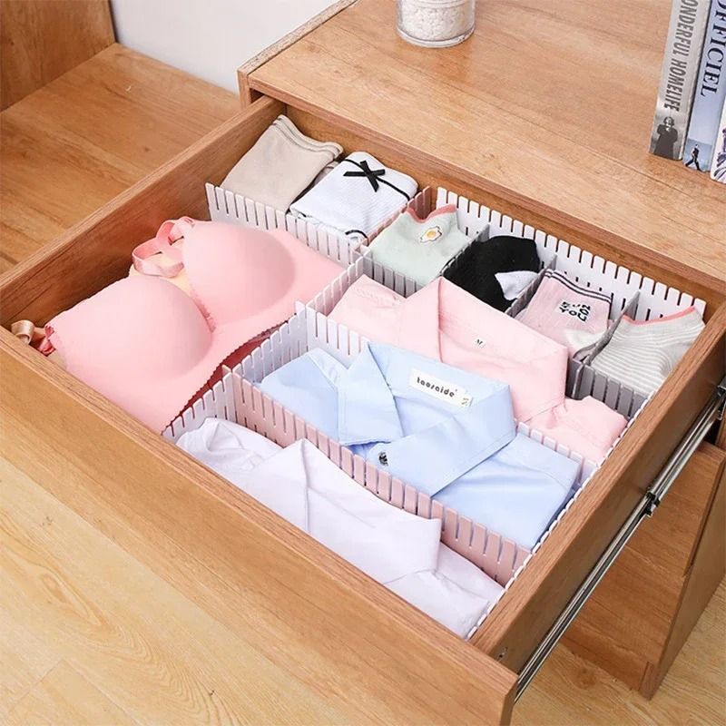 Adjustable DIY Drawer Organizer Dividers 4
