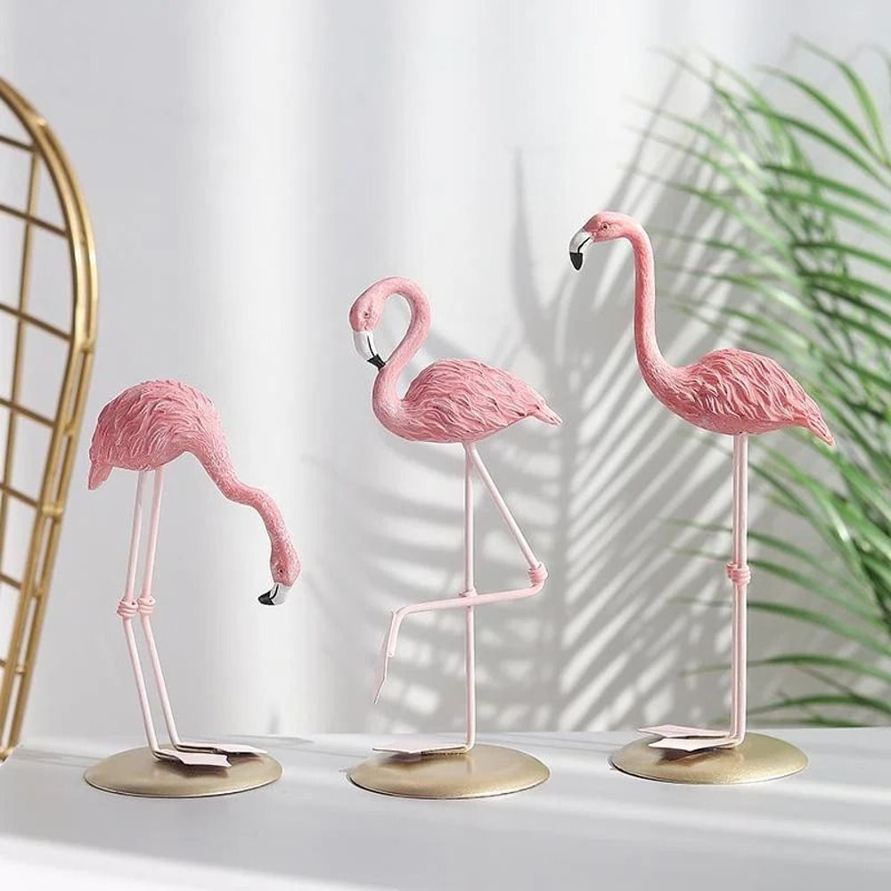 Modern Flamingo Resin Desk Figurines 2