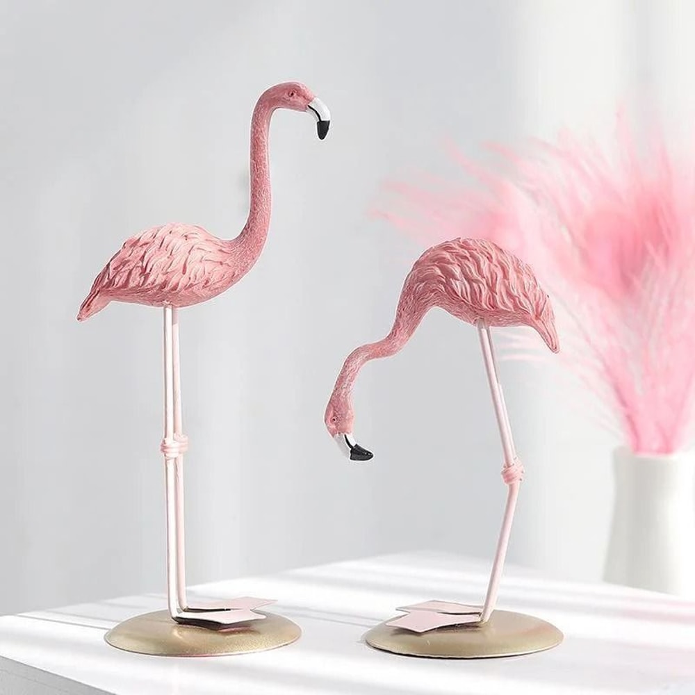 Modern Flamingo Resin Desk Figurines 4