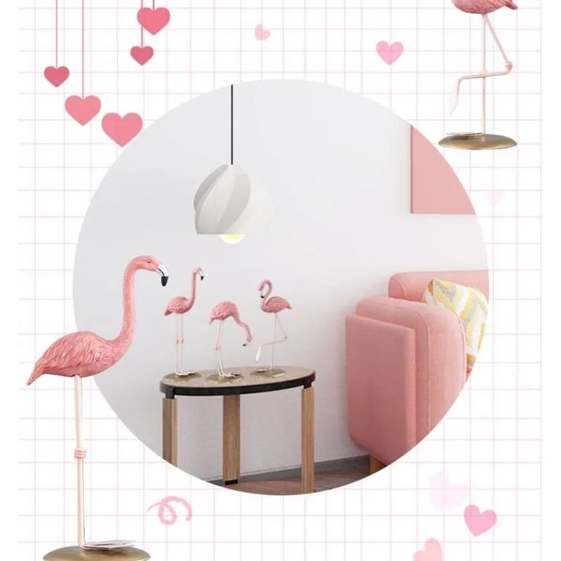 Modern Flamingo Resin Desk Figurines 5