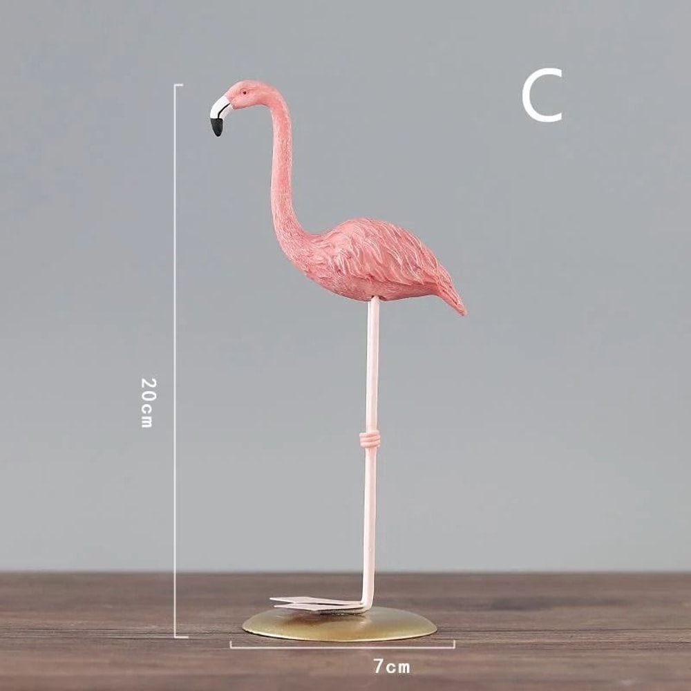 Modern Flamingo Resin Desk Figurines 6