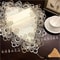Elegant White Lace Embroidered Table Runner 2