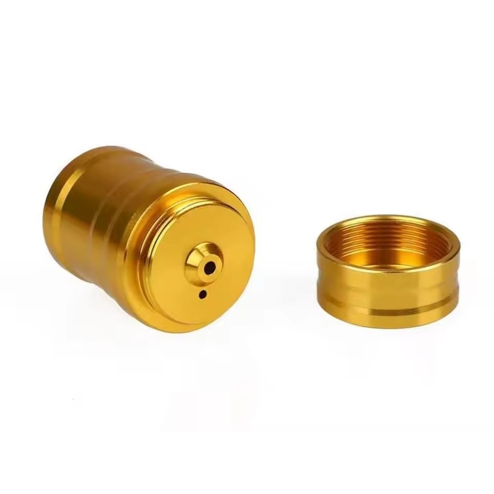 Portable Gold Metal Mini Alcohol Lamp 2