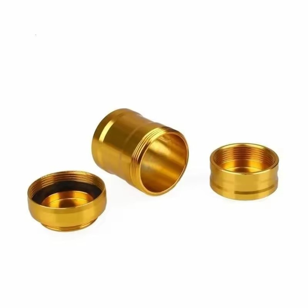 Portable Gold Metal Mini Alcohol Lamp 3