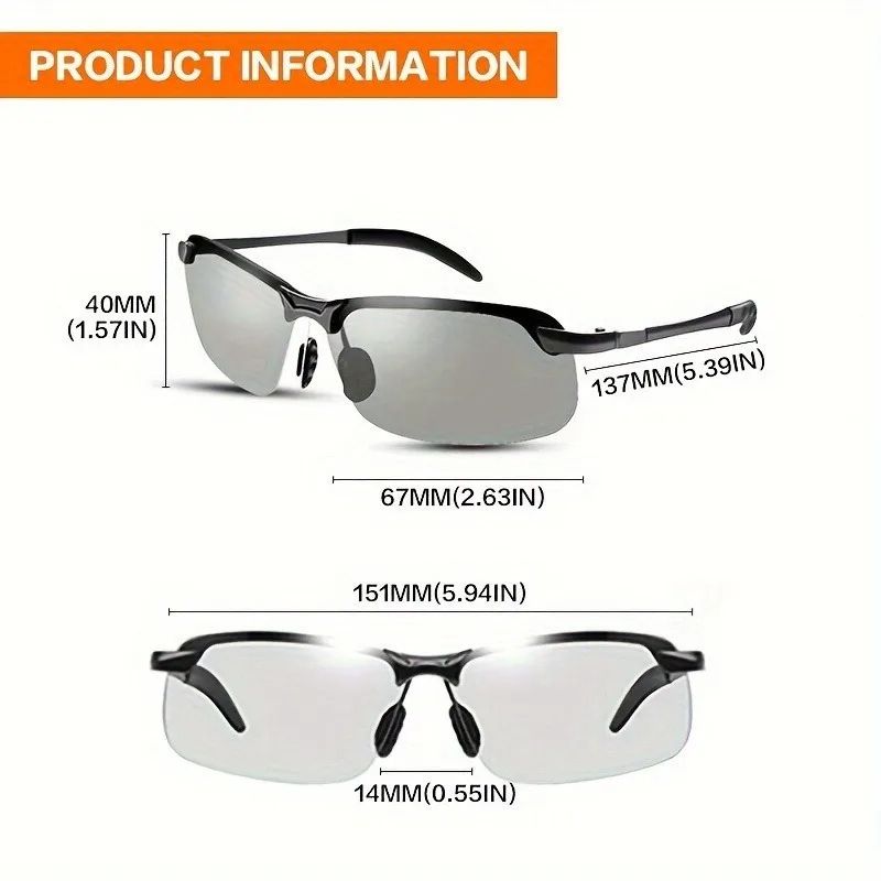 DayNight Polarized Photochromic Fashion Sunglasses 1