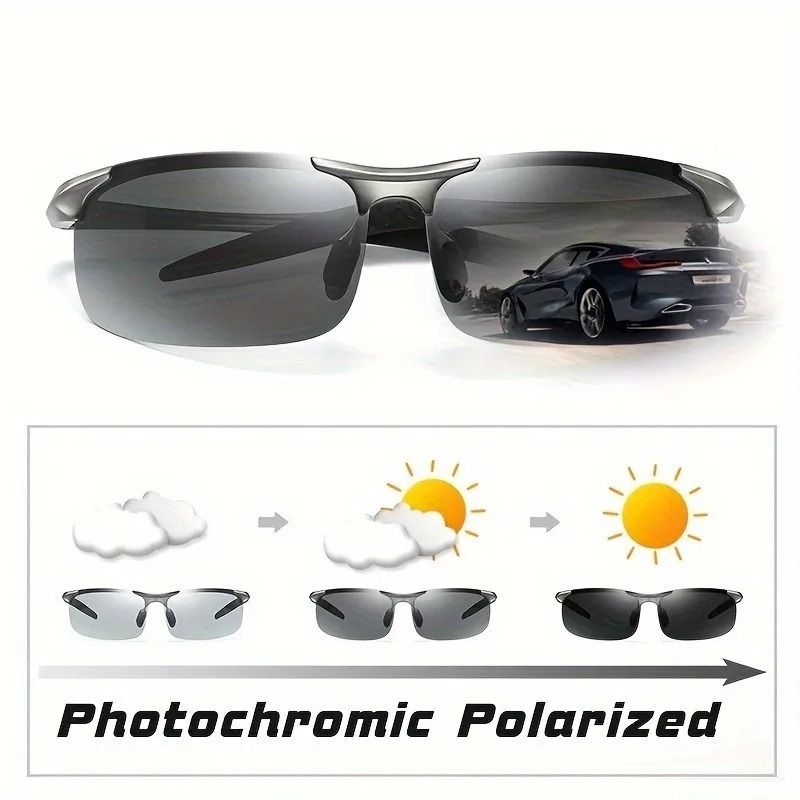 DayNight Polarized Photochromic Fashion Sunglasses 3
