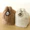 Commemorative Leather Pet Hair Keepsake Bag Portable Keychain Memorial Pouch 4