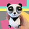 Big Eyes Panda Decompression Toy Slow Rebound Stress Relief Squeeze Doll 2