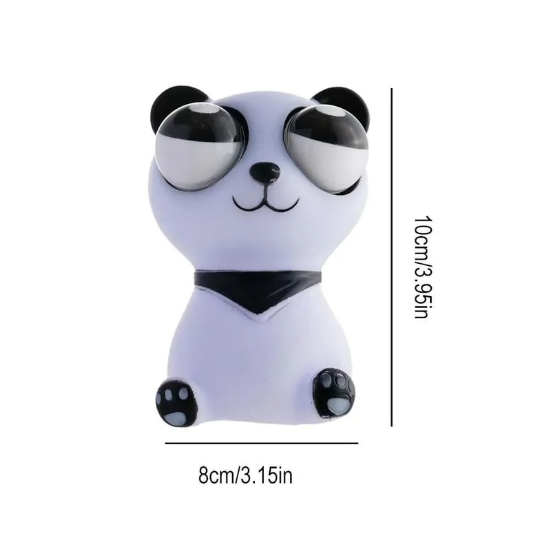 Big Eyes Panda Decompression Toy Slow Rebound Stress Relief Squeeze Doll 5
