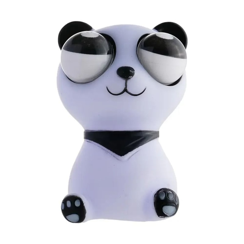 Big Eyes Panda Decompression Toy Slow Rebound Stress Relief Squeeze Doll 6