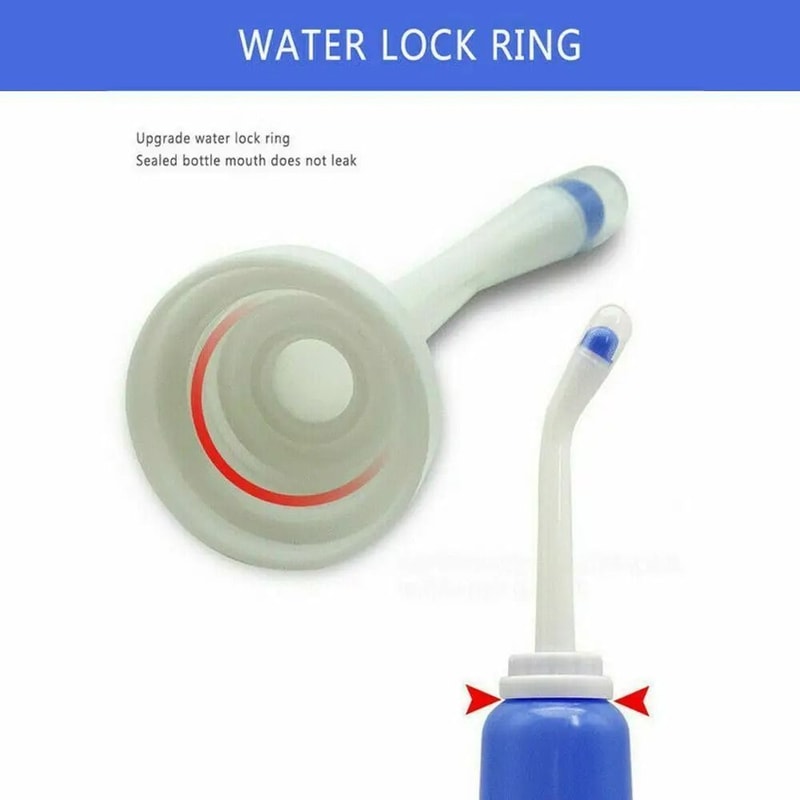 Portable Handheld Travel Bidet Bottle With Retractable Spray Nozzle 2