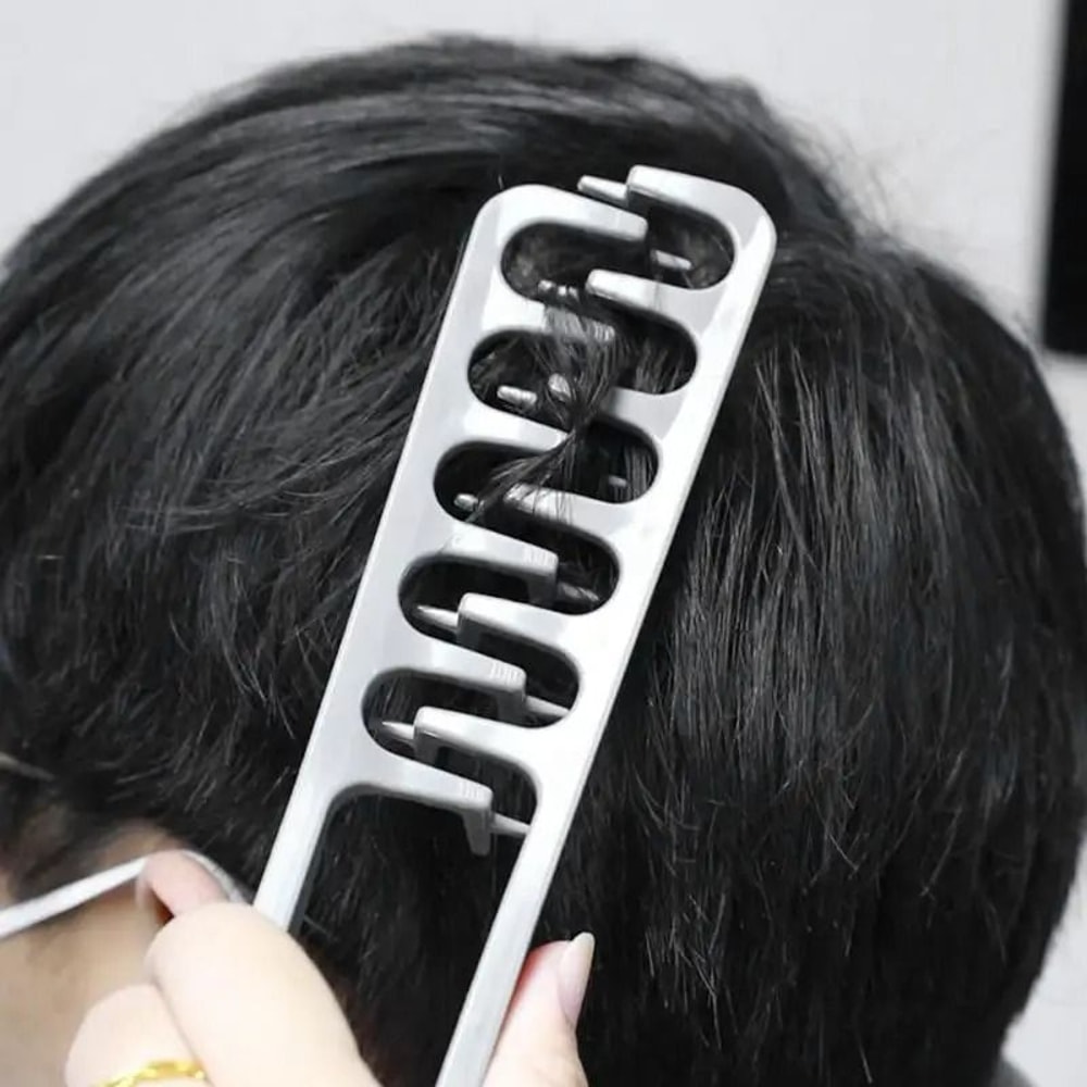 Volumizing Wide Tooth Hair Styling Comb For Men Fluffy Texture And Curling Tool 1