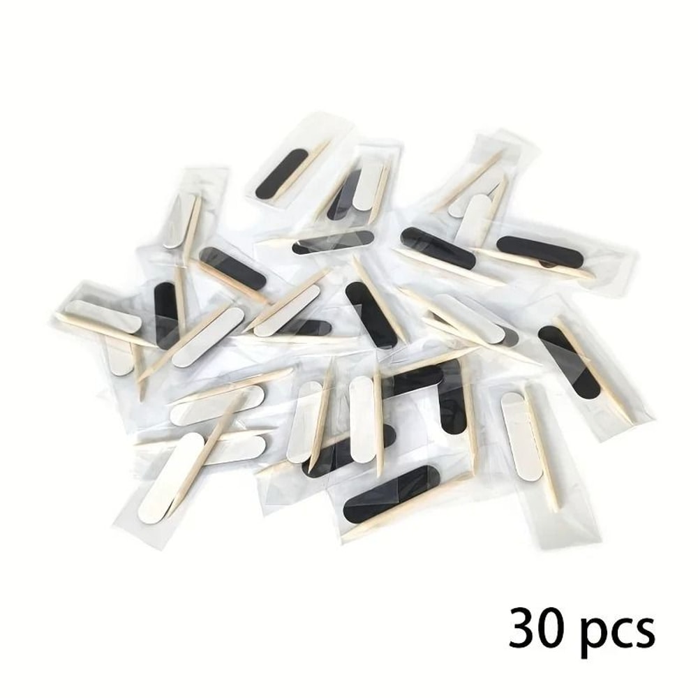 30 Piece Mini Nail Files And Colorful Wood Cuticle Pusher Kit 7