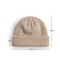 Knitted Hat For Men And Women Wool Fashion Simple Warm Skullies Winter Beanie Cap 4