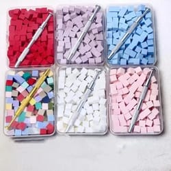 100 piece gradient sponge brush for nail art and gel polish manicure accessory