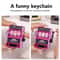 Funny Mini Slot Machine Toy Keychain Fruit Gaming Machine Bag Pendant Charm 1