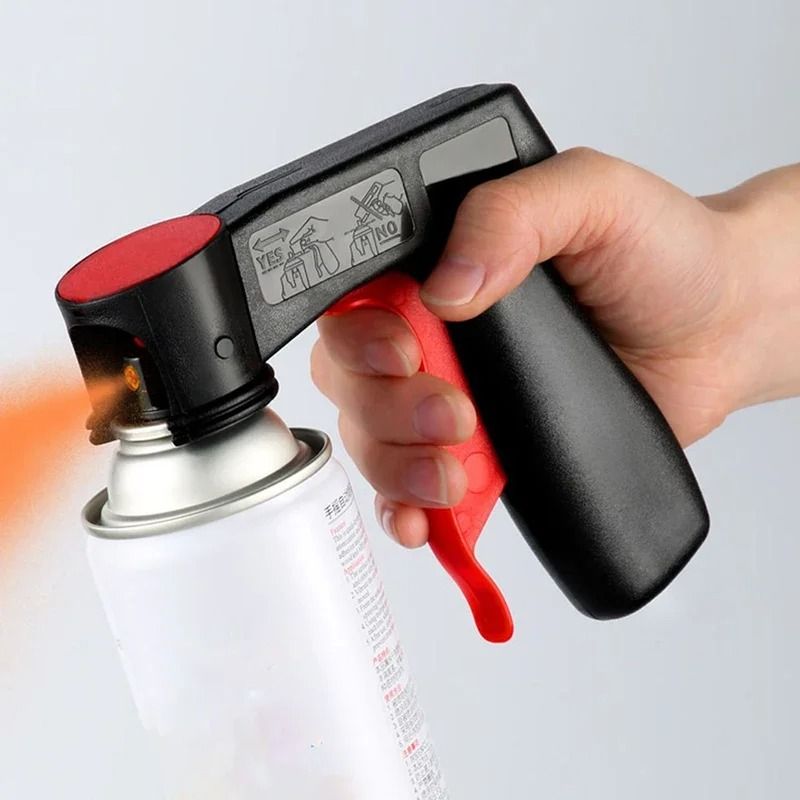 Polishing Paint Spray Gun Adaptor Aerosol Trigger Handle With Full Grip Lock 0