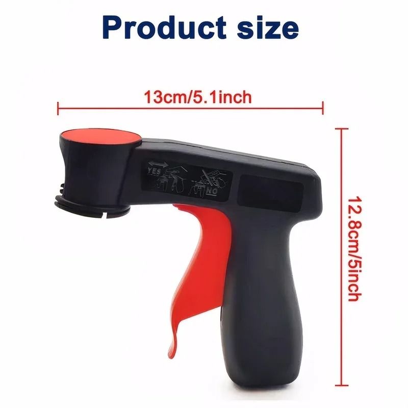 Polishing Paint Spray Gun Adaptor Aerosol Trigger Handle With Full Grip Lock 1