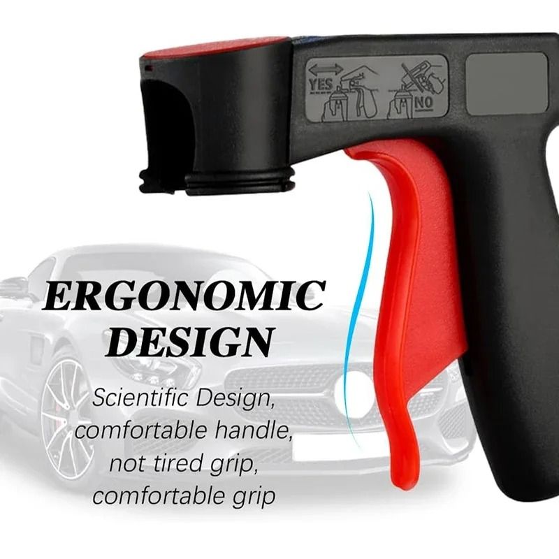 Polishing Paint Spray Gun Adaptor Aerosol Trigger Handle With Full Grip Lock 2