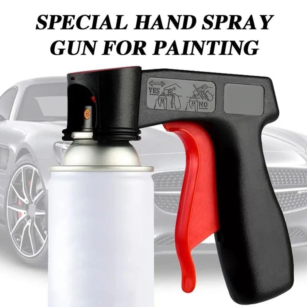 Polishing Paint Spray Gun Adaptor Aerosol Trigger Handle With Full Grip Lock 3