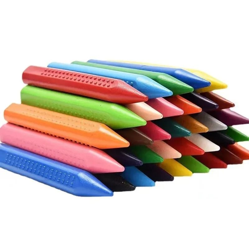 12 Piece Washable Color Crayons For Kids Non Toxic And No Mess Drawing Sticks 0