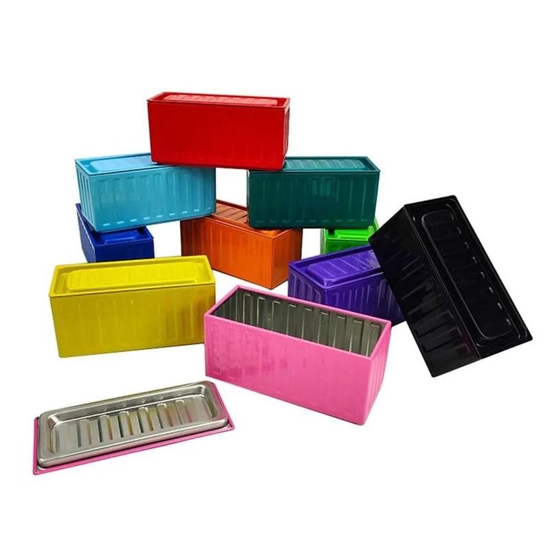 Industrial Metal Storage Box Creative Home Collection Model Container Decoration 0