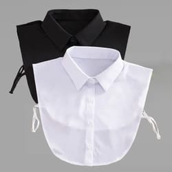 professional unisex fake collar half shirt mock dickey collar for formal occasions