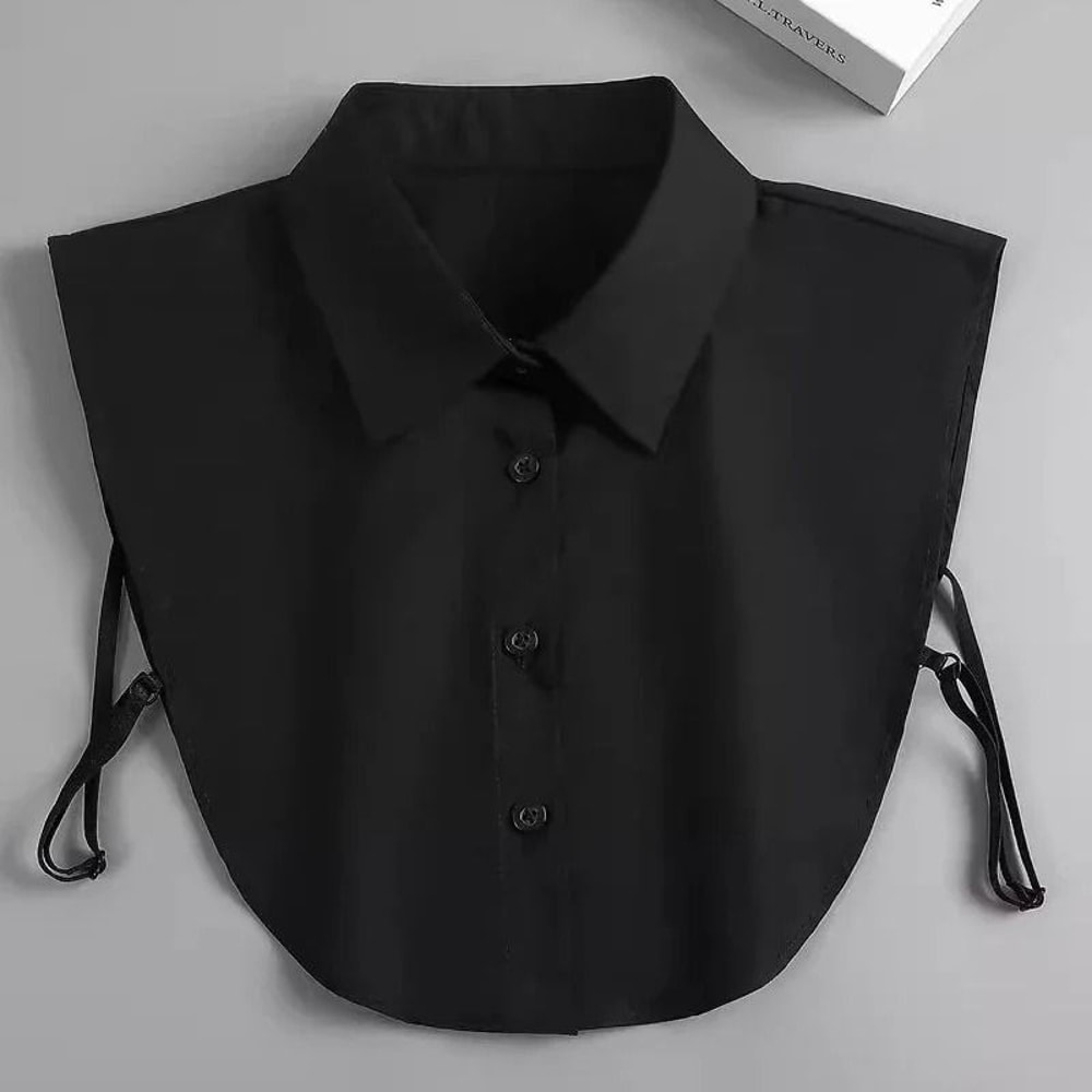 Professional Unisex Fake Collar Half Shirt Mock Dickey Collar For Formal Occasions 3