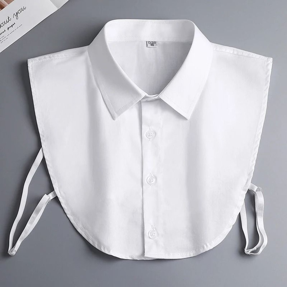 Professional Unisex Fake Collar Half Shirt Mock Dickey Collar For Formal Occasions 6