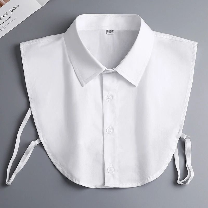 Professional Unisex Fake Collar Half Shirt Mock Dickey Collar For Formal Occasions 6