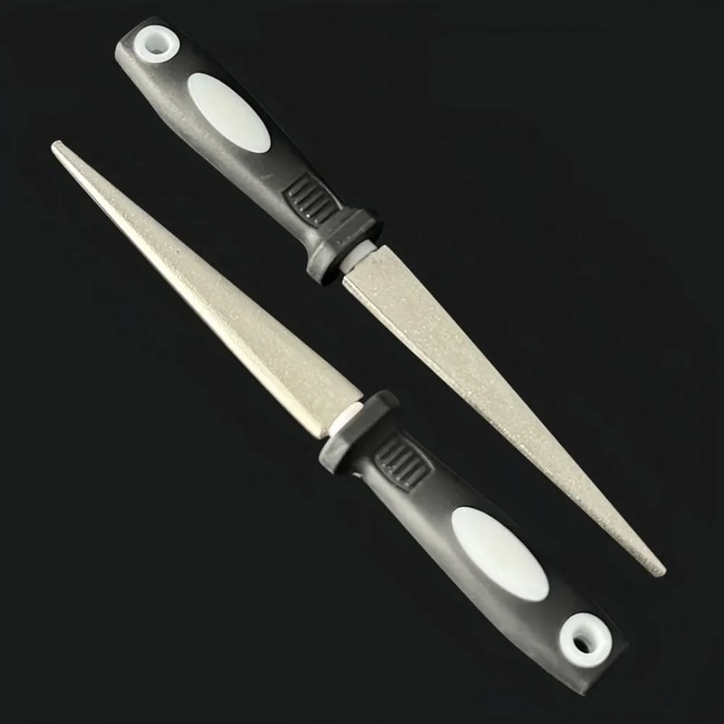 Professional Diamond Small Semicircle File Handheld DoubleSided Sharpening Rod 5