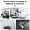 Stainless Steel Car Ice Scraper And Snow Shovel For Windshield Glass Defrosting 4
