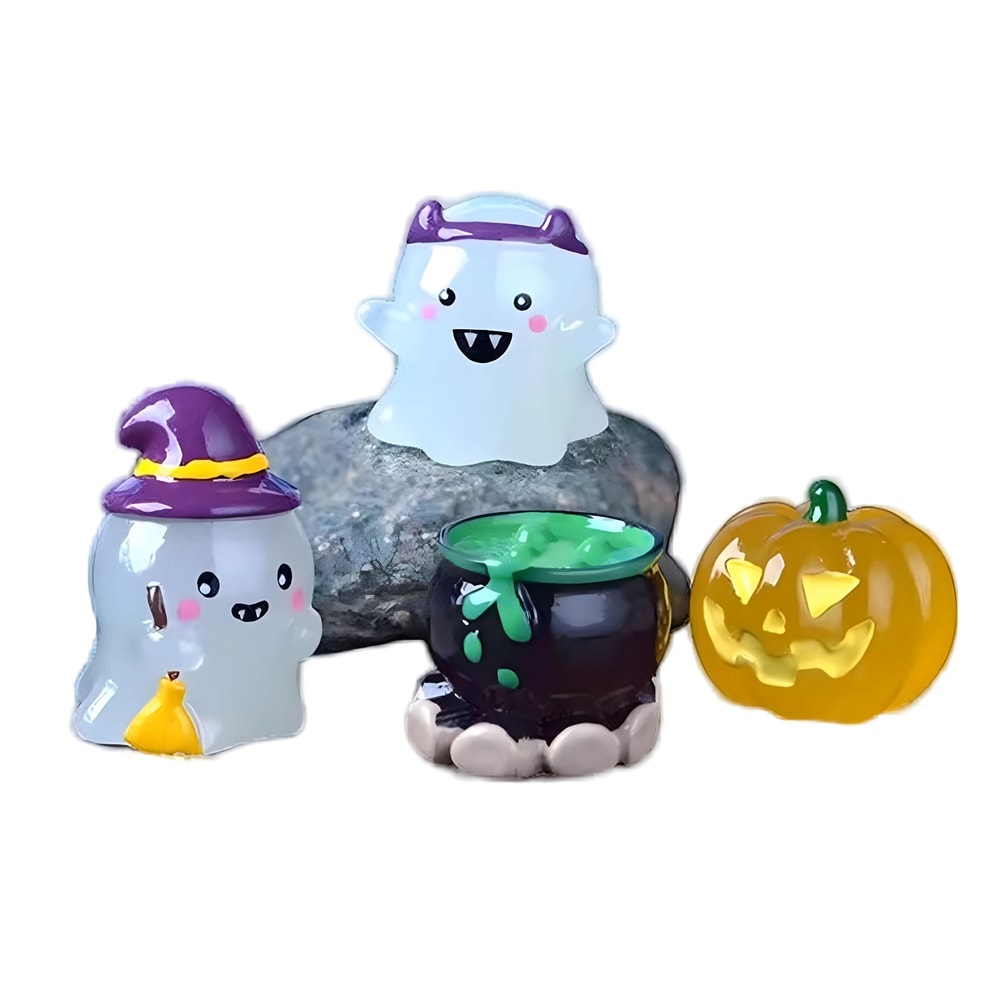 6 Piece Halloween Glow Ornaments For Party Home And Car Decoration 5